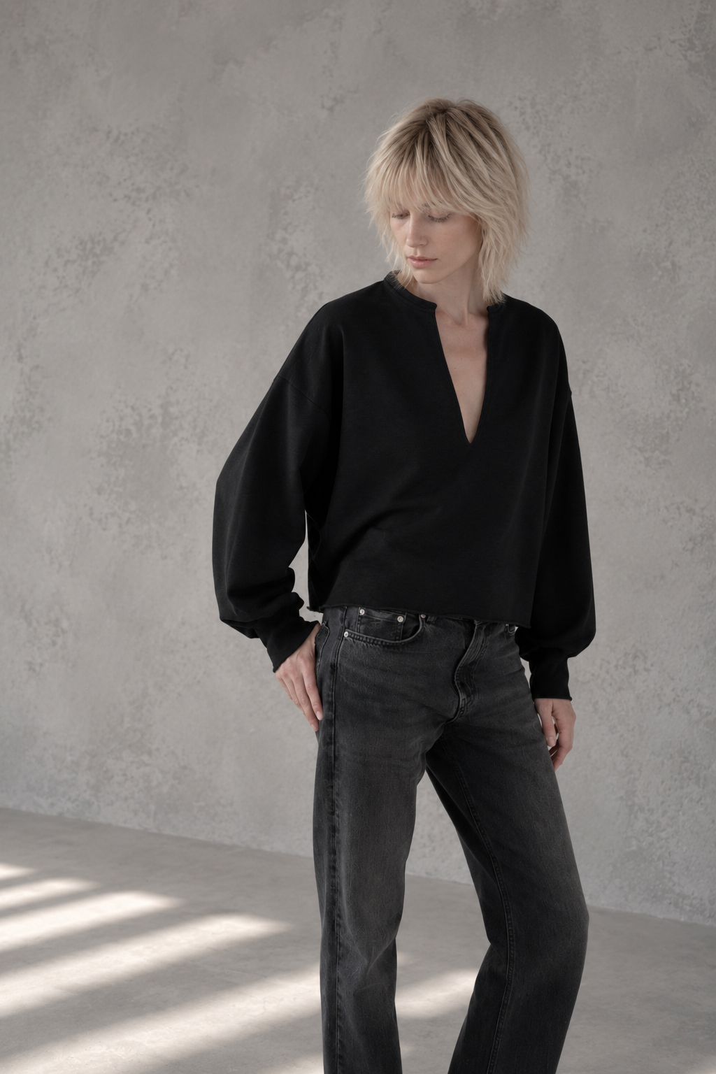TERRY SWEATER
