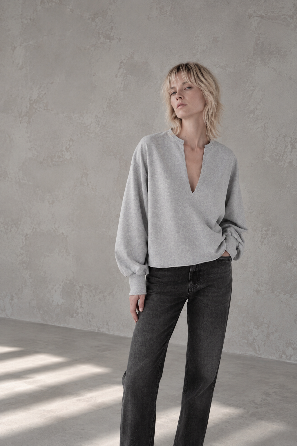 TERRY SWEATER
